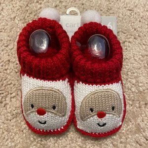 Baby Christmas Booties